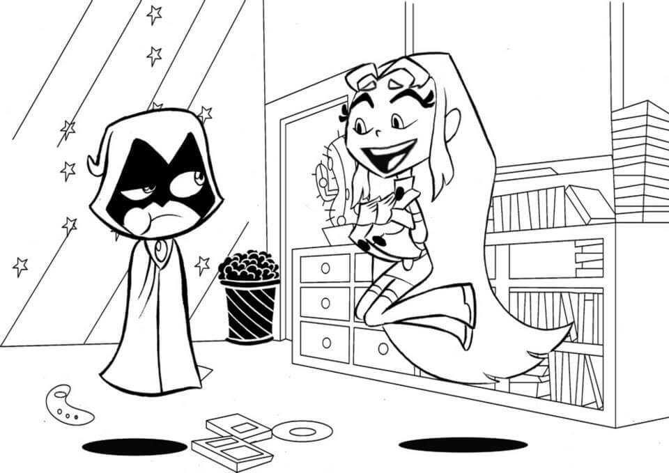 15 Free Printable Teen Titans Coloring Pages