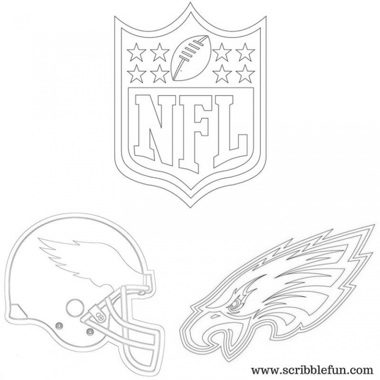 Philadelphia Eagles Coloring Pages Coloring Pages