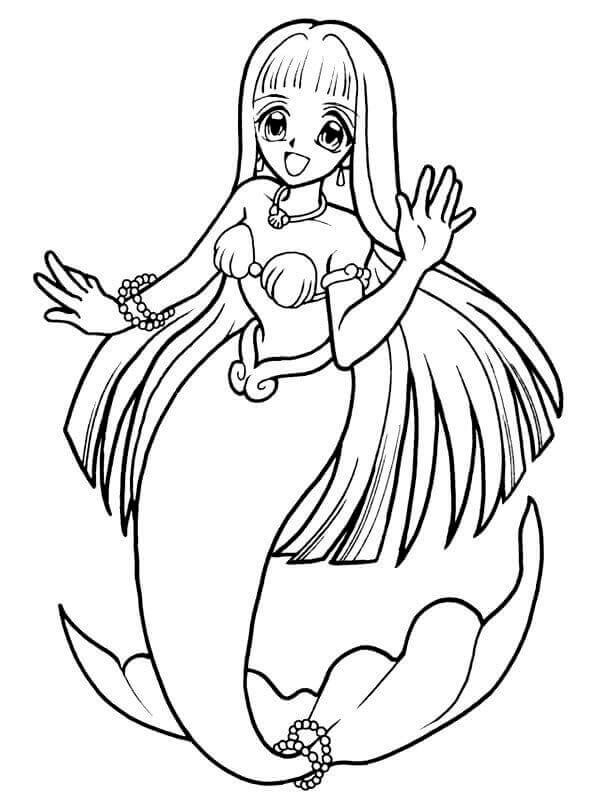 30 Stunning Mermaid Coloring Pages