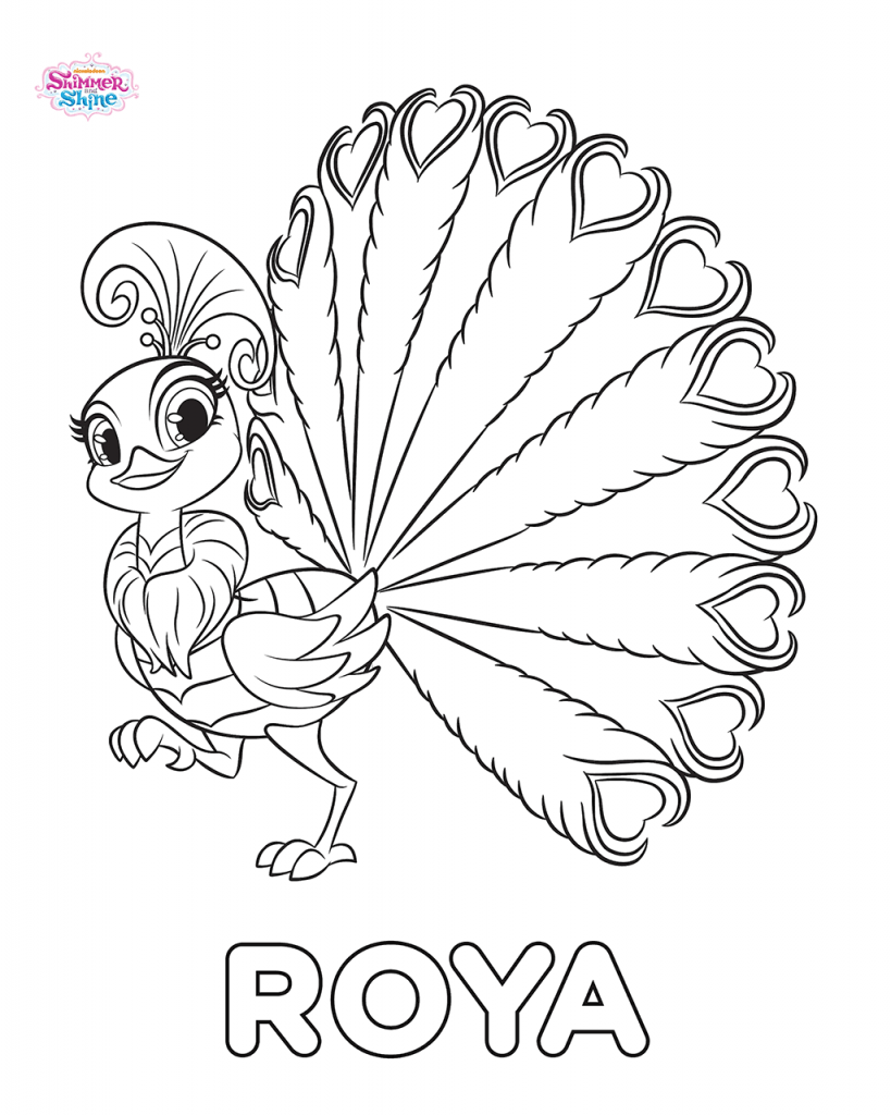 30 Magical Shimmer And Shine Coloring Pages