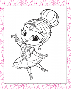 30 magical shimmer and shine coloring pages