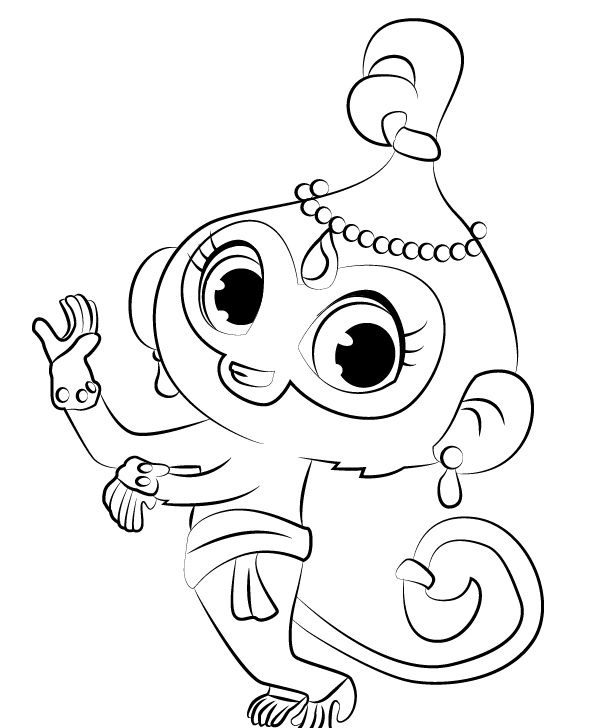 30 Magical Shimmer And Shine Coloring Pages