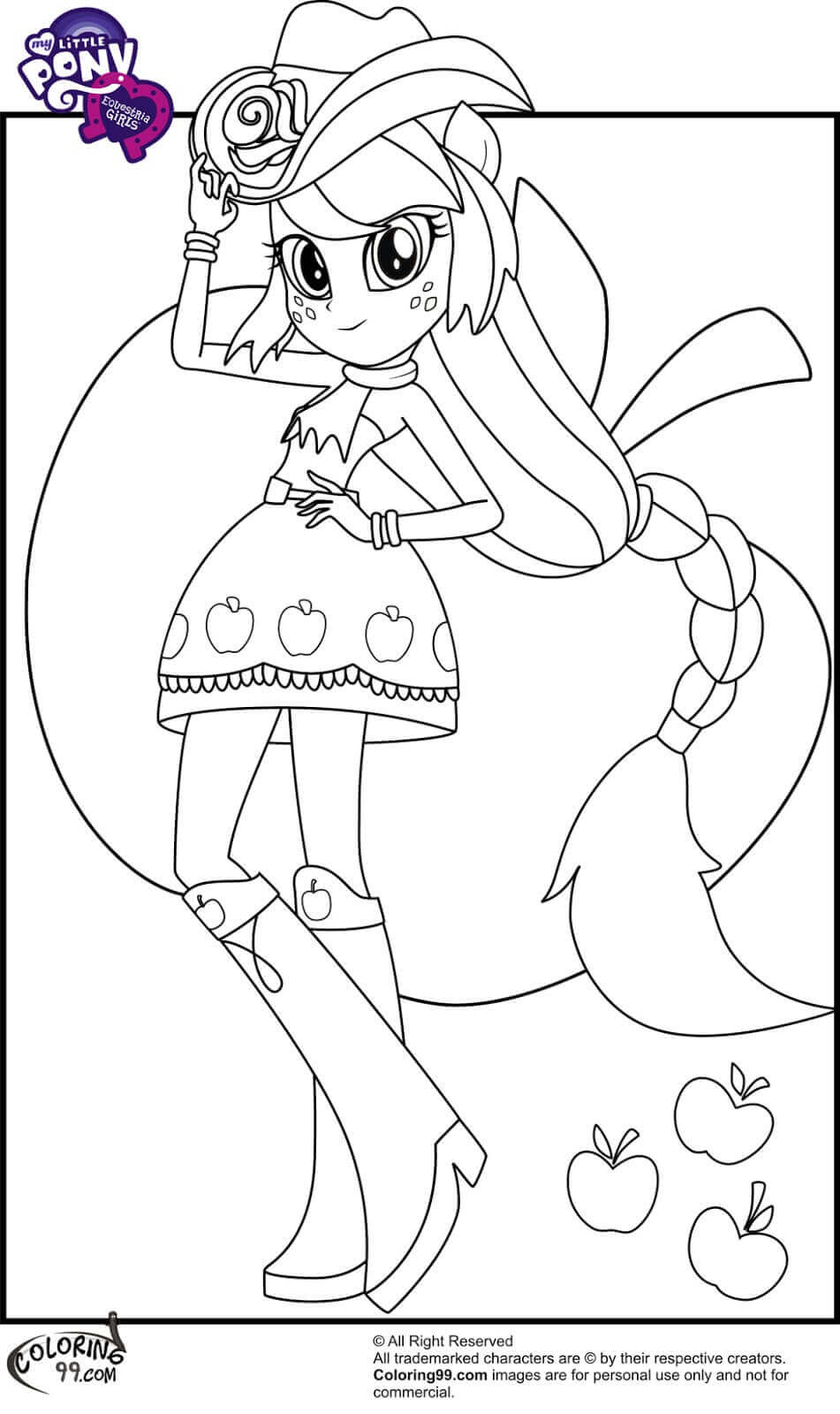 15 Printable My Little Pony Equestria Girls Coloring Pages