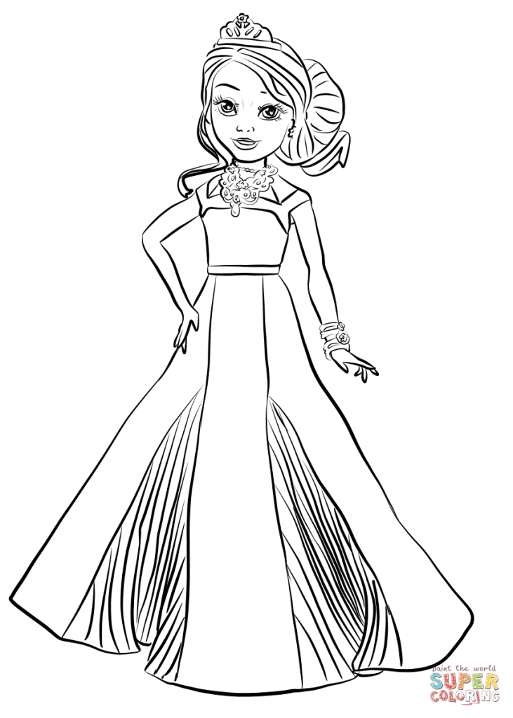 Top 15 Descendants Wicked World Coloring Pages Top 15 Descendants Wicked World Coloring Pages