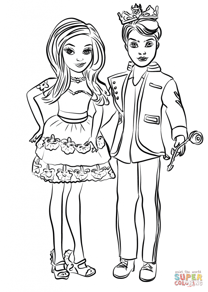 Top 15 Descendants Wicked World Coloring Pages Top 15 Descendants Wicked World Coloring Pages
