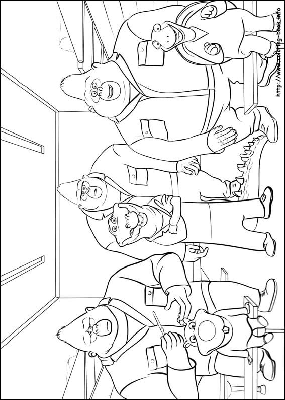 Big Daddy Marcus And His Gang Sing Movie Coloring Page