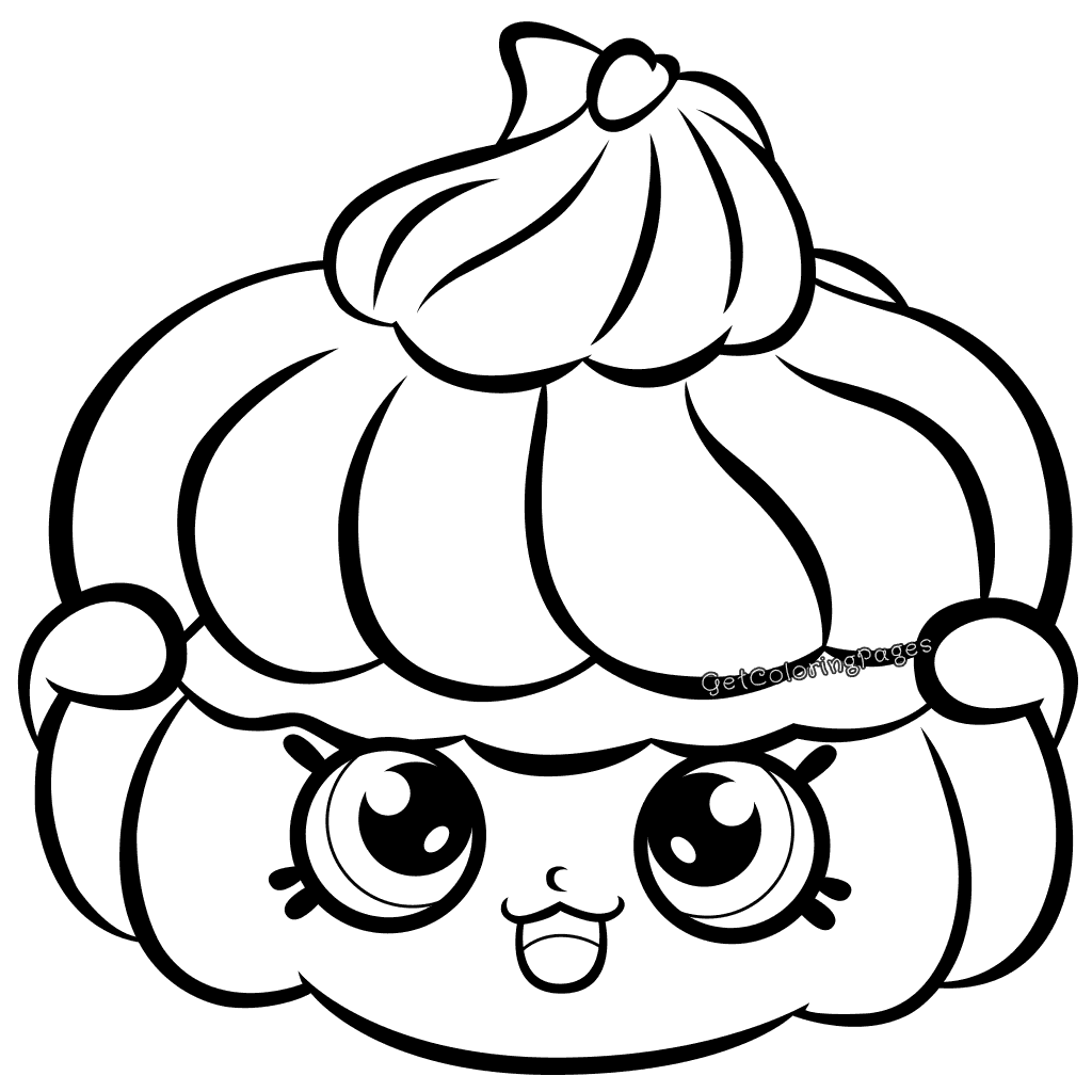 Bitzy Biscuit Shopkins Season 7 Coloring Page