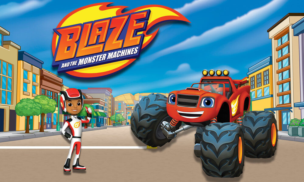 Blaze and the monster machines coloring pages