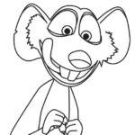 Buddy The Rat Coloring Page