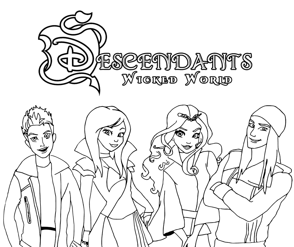 Disney Descendants Coloring Pages Evie Ideas Top 15 Wicked World