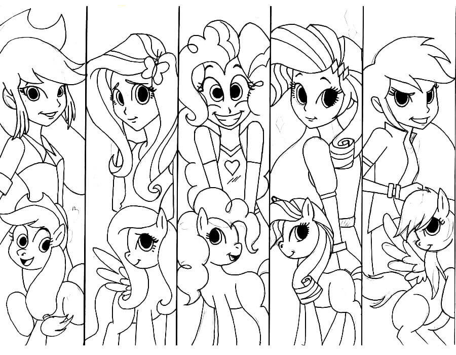 15 Printable My Little Pony Equestria Girls Coloring Pages