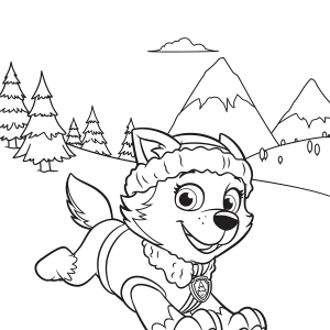 40 unique paw patrol coloring pages