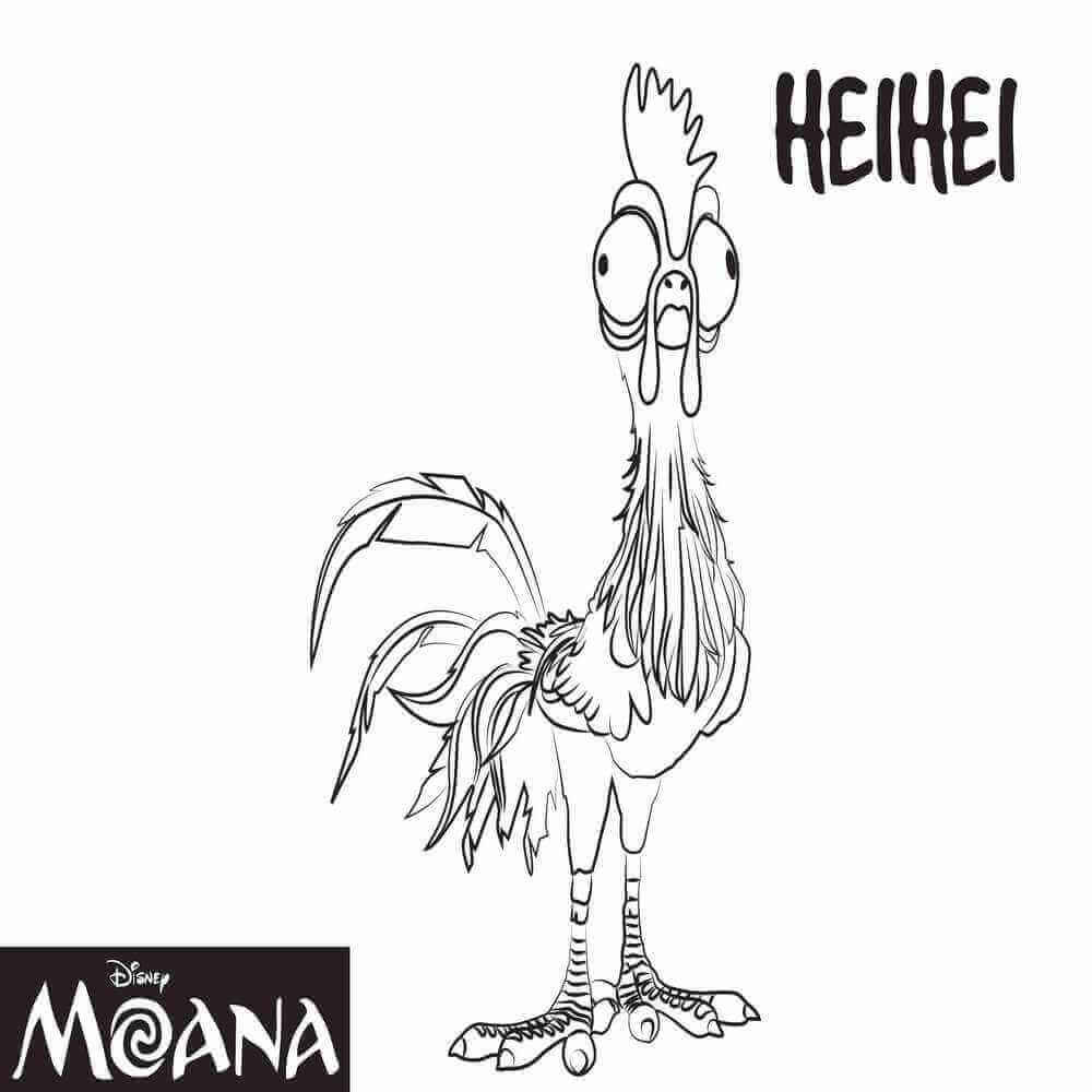 35 Printable Moana Coloring Pages