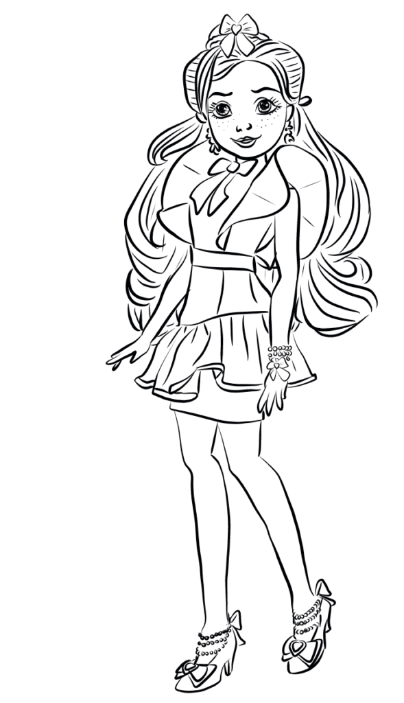 Jane Coloring Page