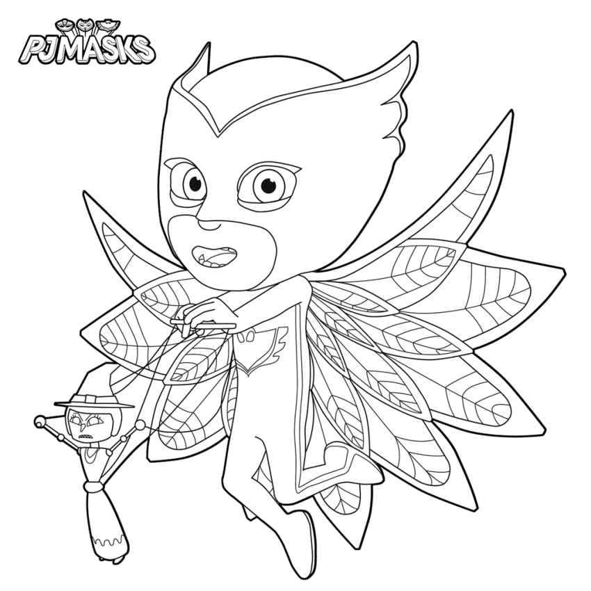 Owlette PJ Masks Coloring Page