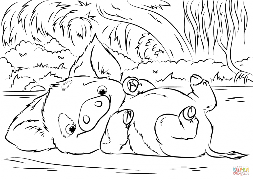 35 Printable Moana Coloring Pages