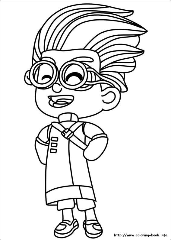 Romeo PJ Masks Coloring Page