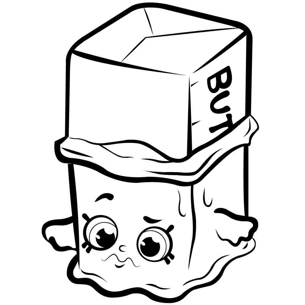 Shopkins Season 1 Buttercup Coloring Page