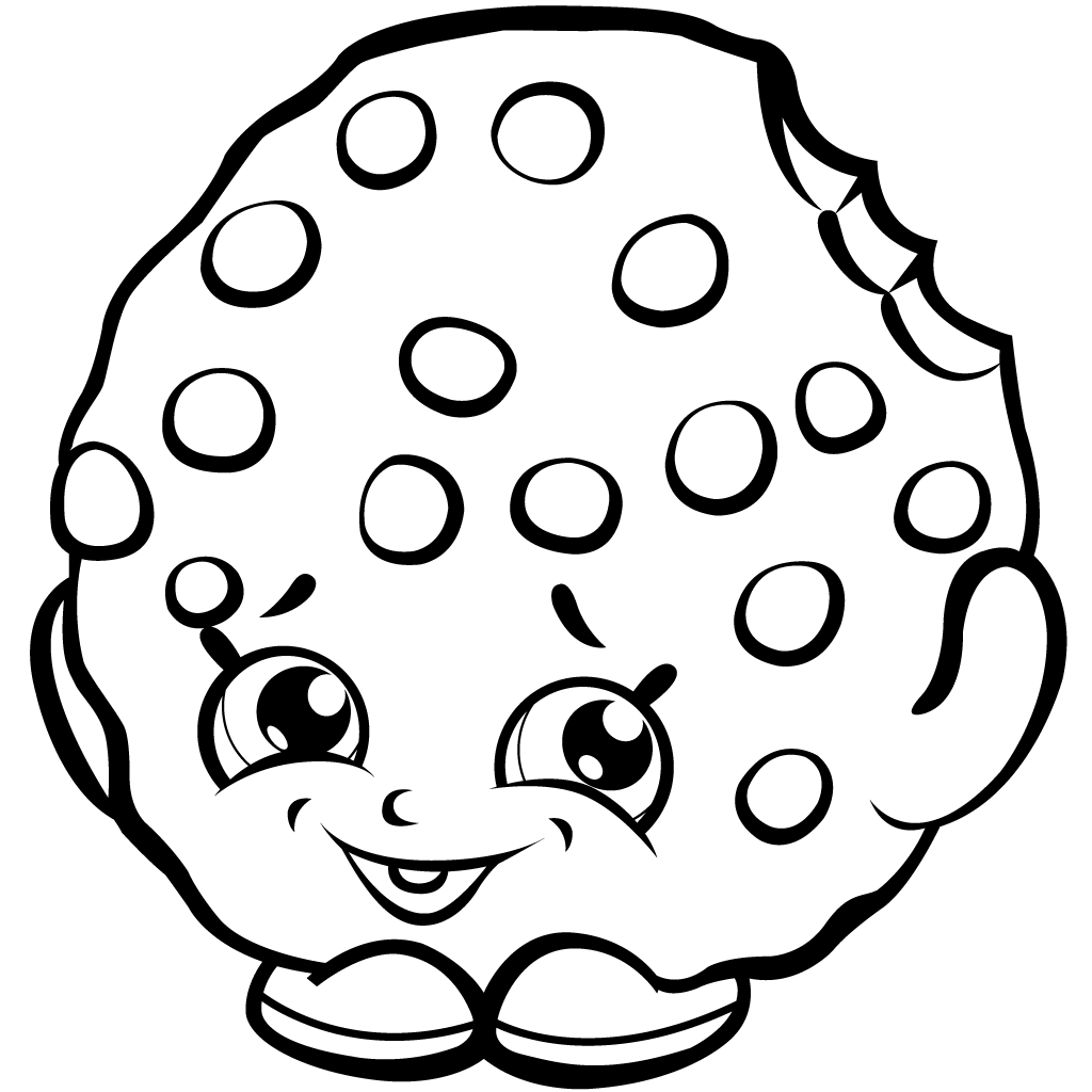 Shopkins Season 1 Kooky Cookie Coloring Page