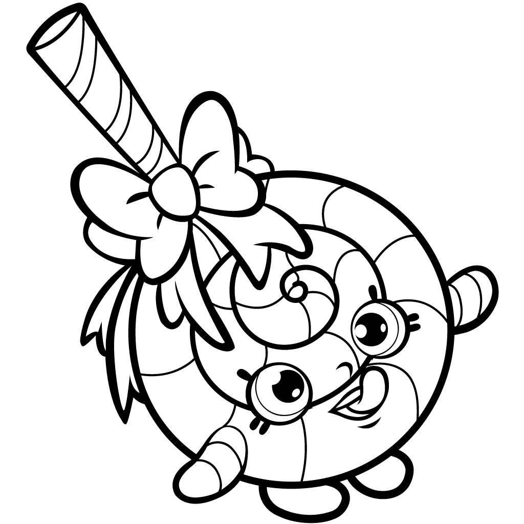 Shopkins Season 1 Lolli Poppins Coloring Page