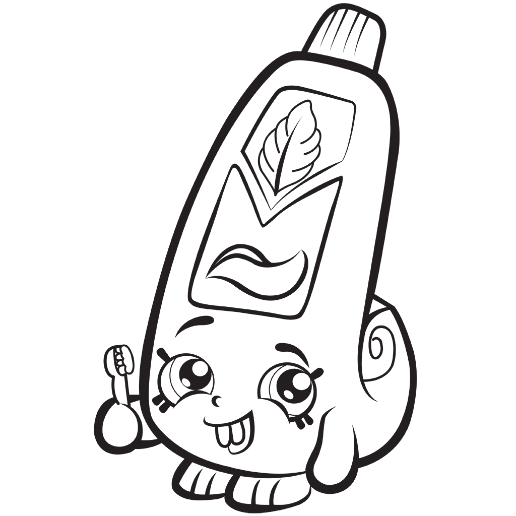 Shopkins Season 1 Scrubs Coloring Page