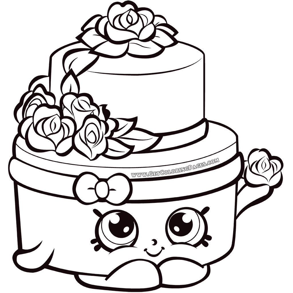 Birthday Cake Coloring Pages - Learny Kids