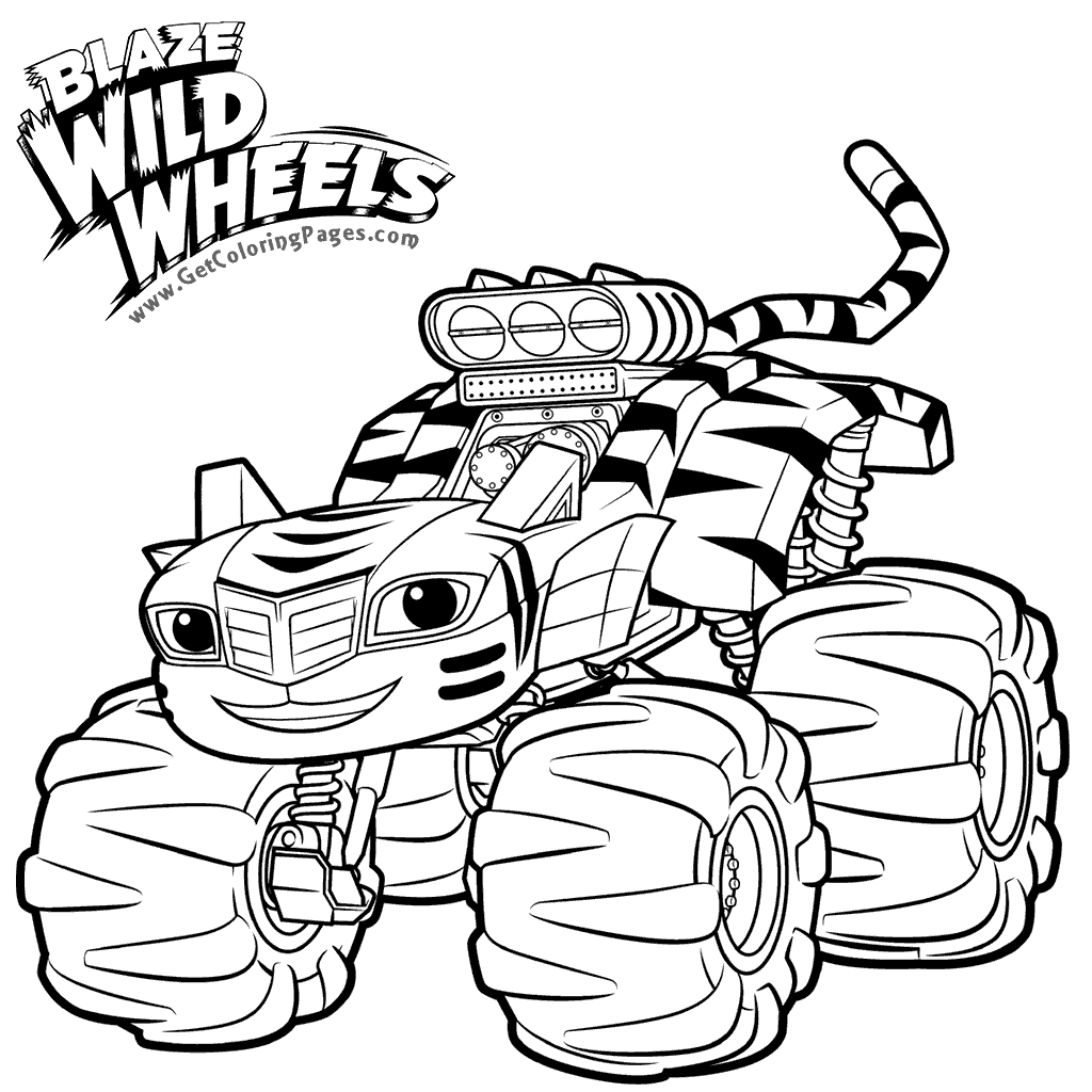 Stripes Gets Wild coloring page