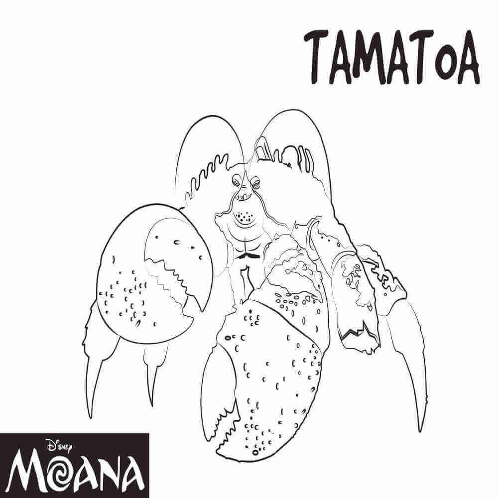 Tamatoa Coloring Page