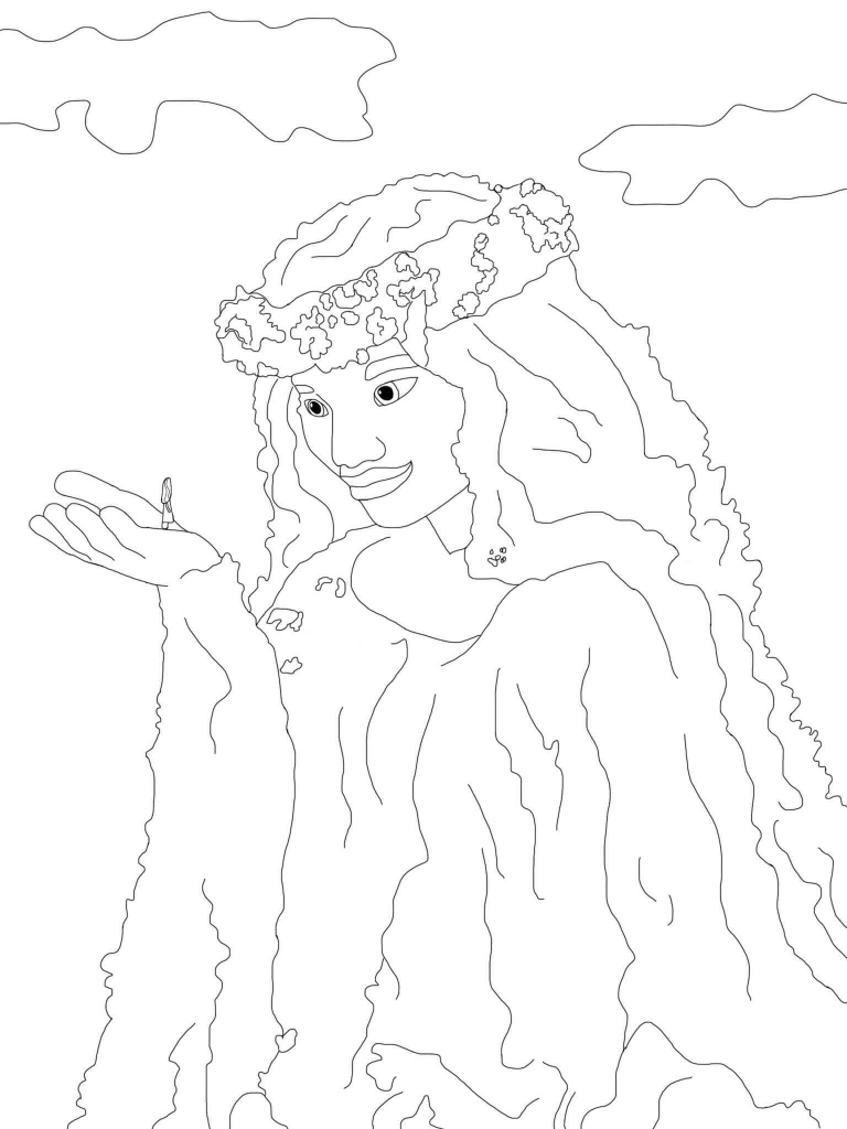 Te Fiti Coloring Page