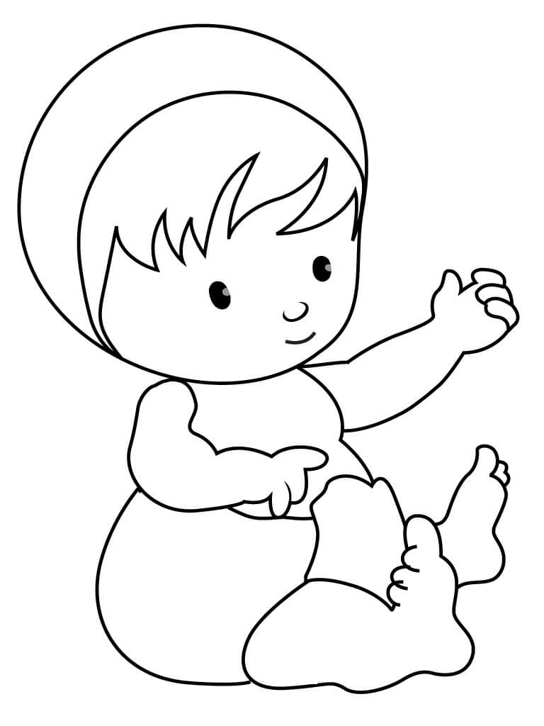Infant Coloring Page