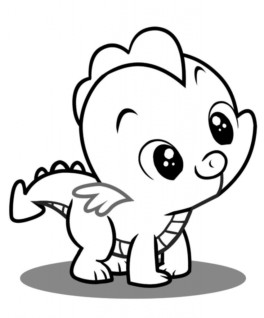 Spike My Little Pony coloring page