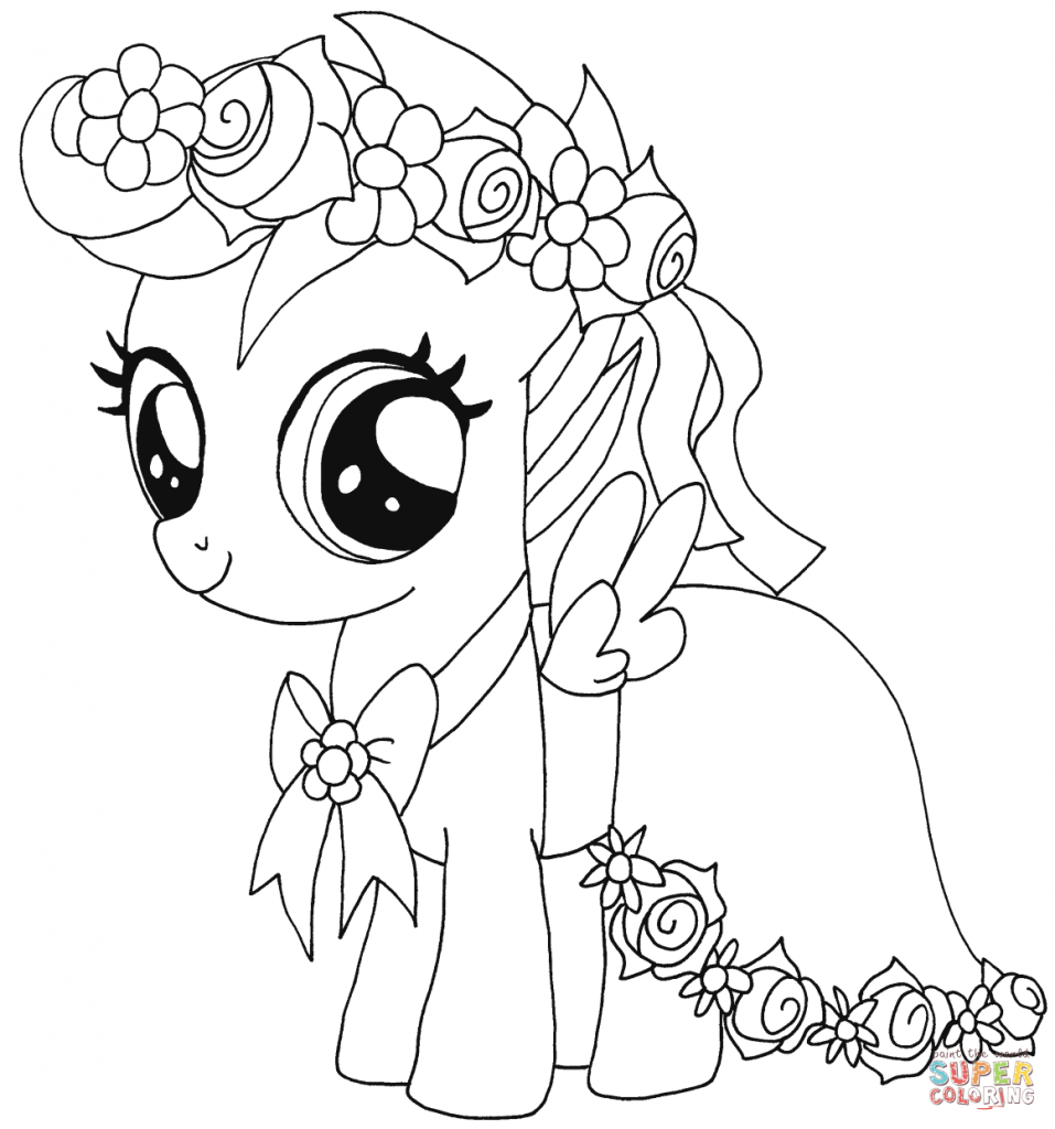 Scootaloo My Little Pony Coloring Pages