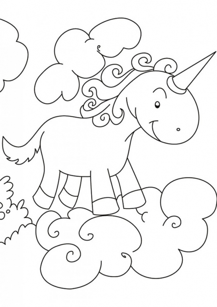 Pics Of Unicorns Coloring Pages