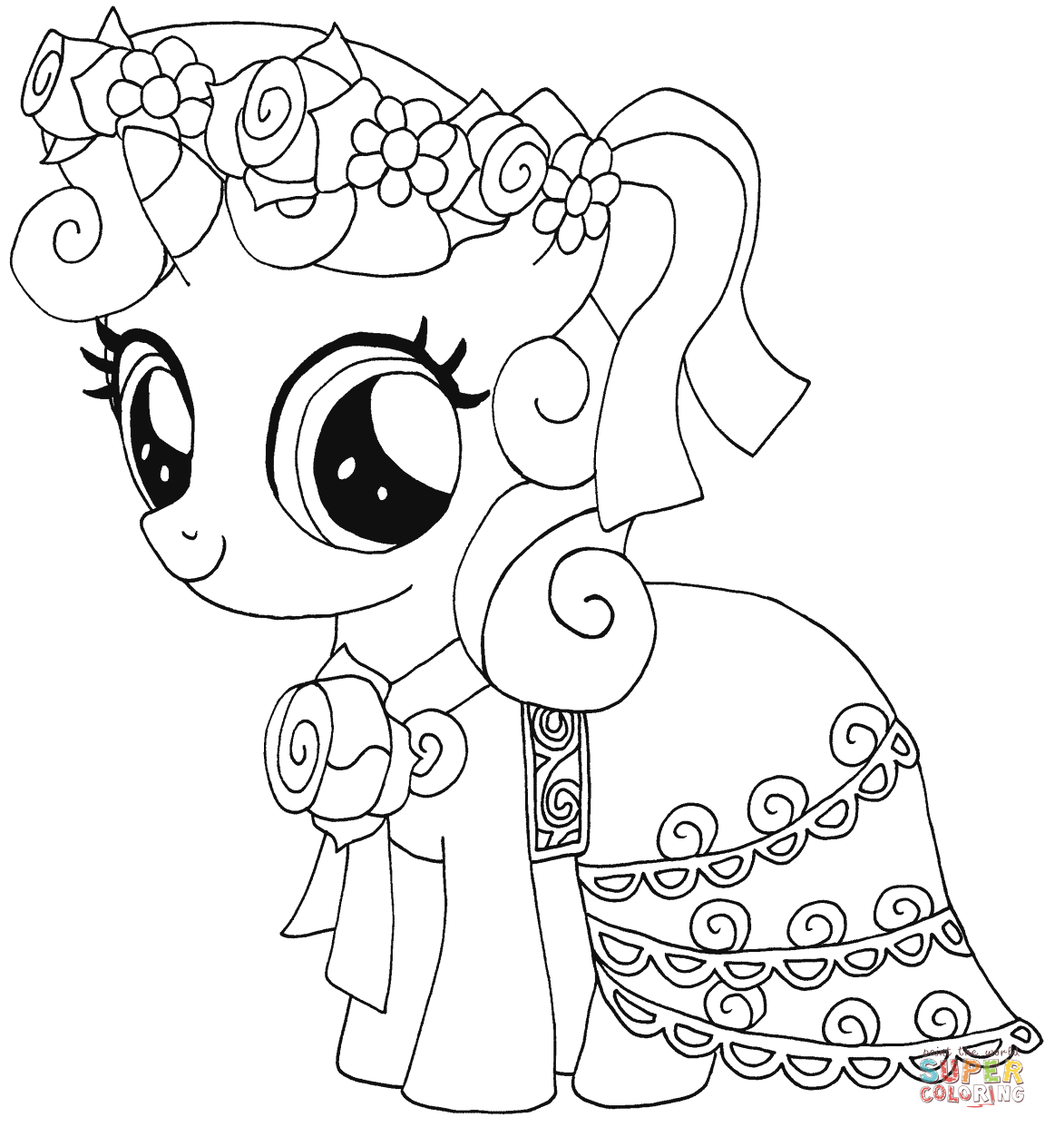 Sweetie Belle coloring page