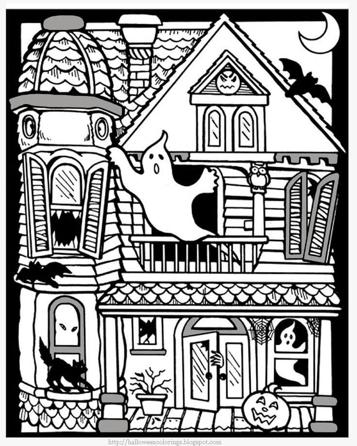40 Free Printable Halloween Coloring Pages For Kids