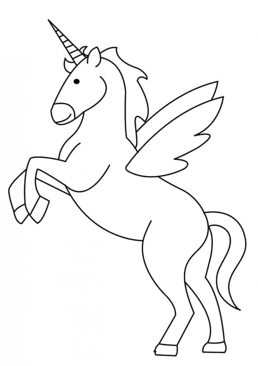 Japanese Unicorn coloring page