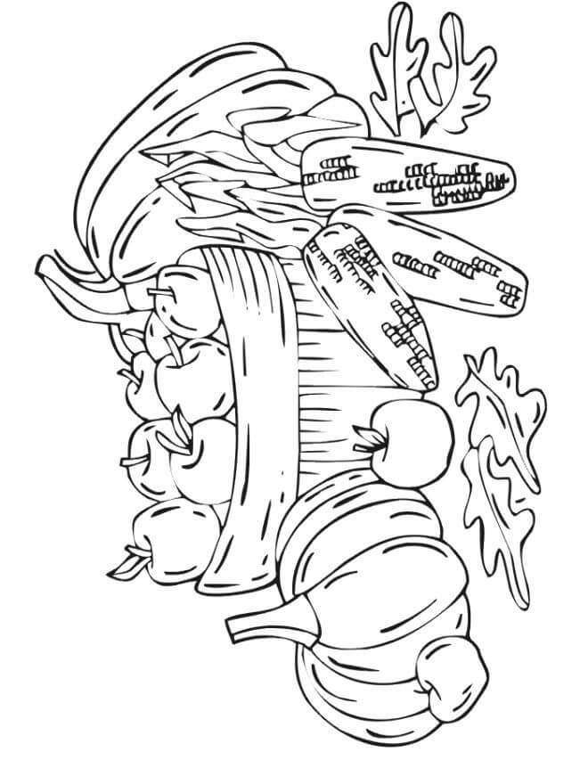 Autumn Harvest Coloring Pages