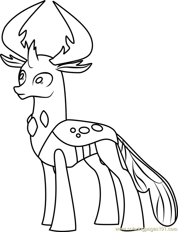 Thorax My Little Pony coloring page