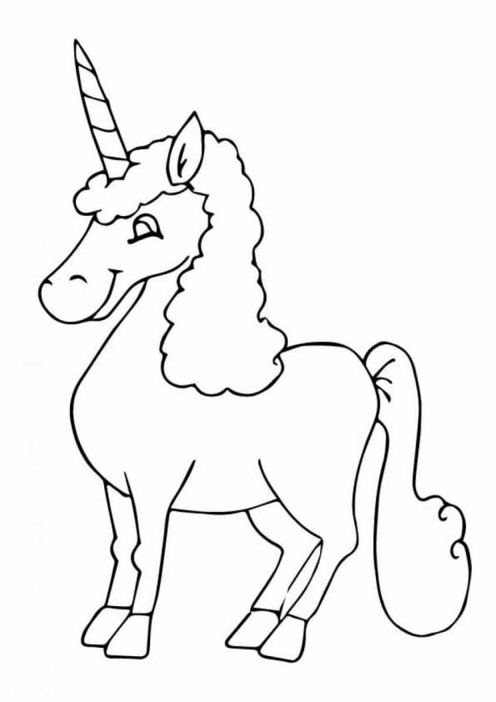 Reem unicorn coloring page