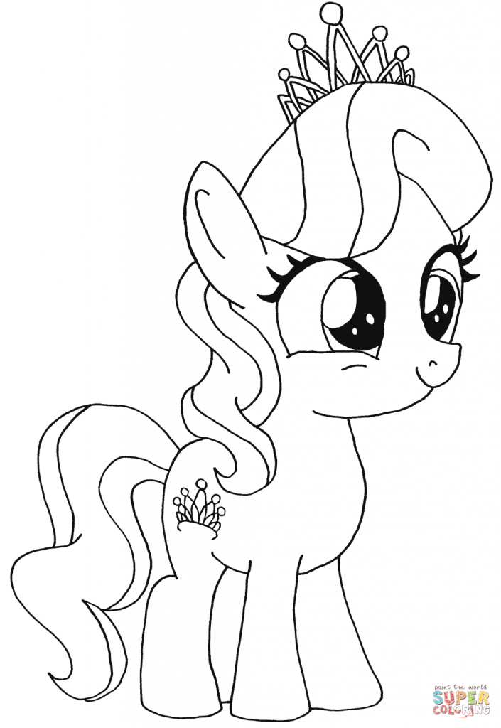 diamond tiara My Little Pony coloring page