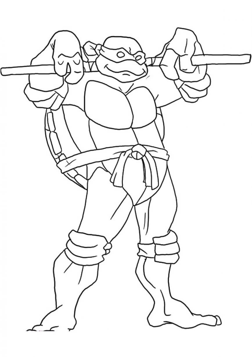Donatello Coloring Page