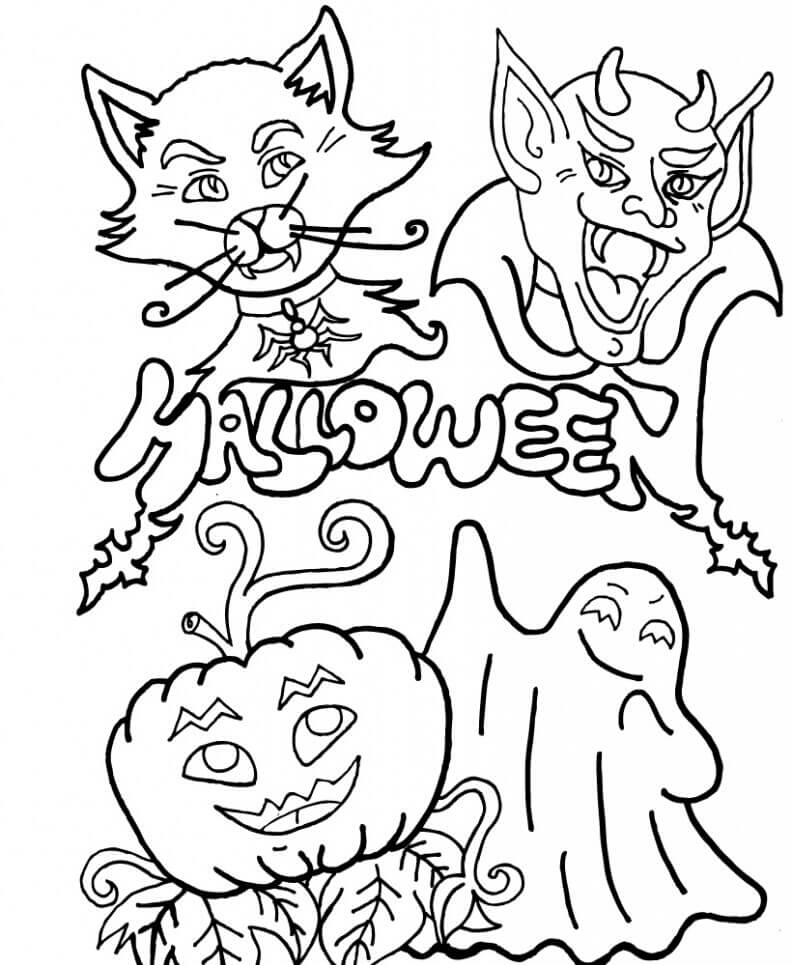 Halloween Coloring Pages