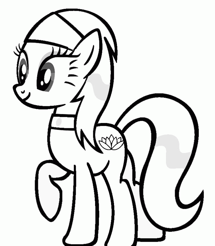 Aloe My Little Pony coloring page