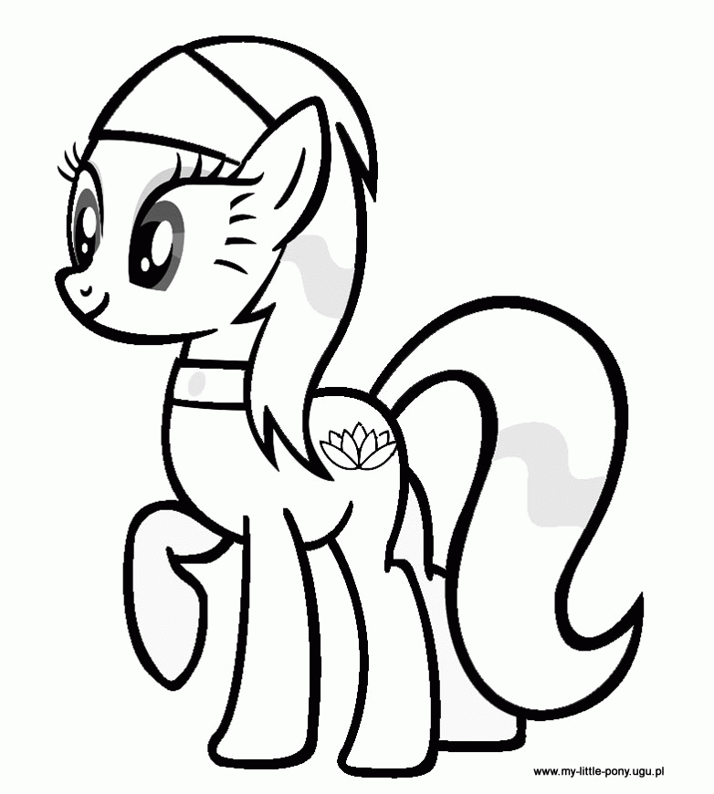 Aloe My Little Pony coloring page