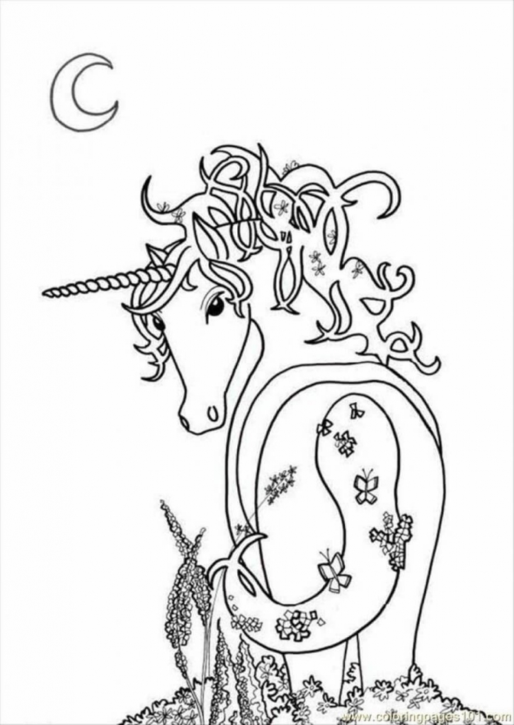 41 Magical Unicorn Coloring pages