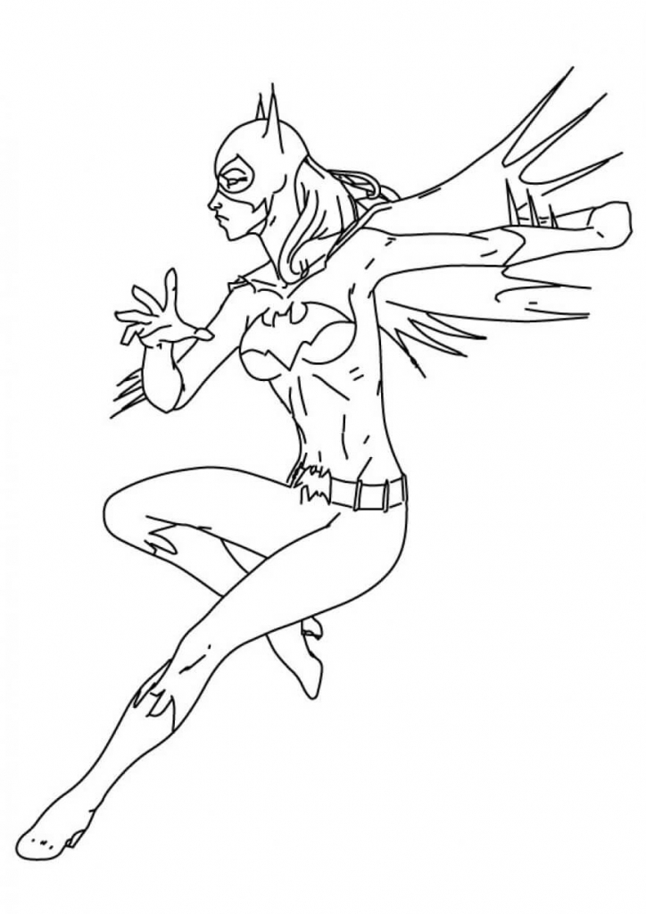 Stephanie Brown Batgirl Coloring Pages