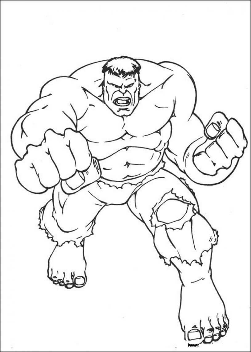 Hulk Coloring Page