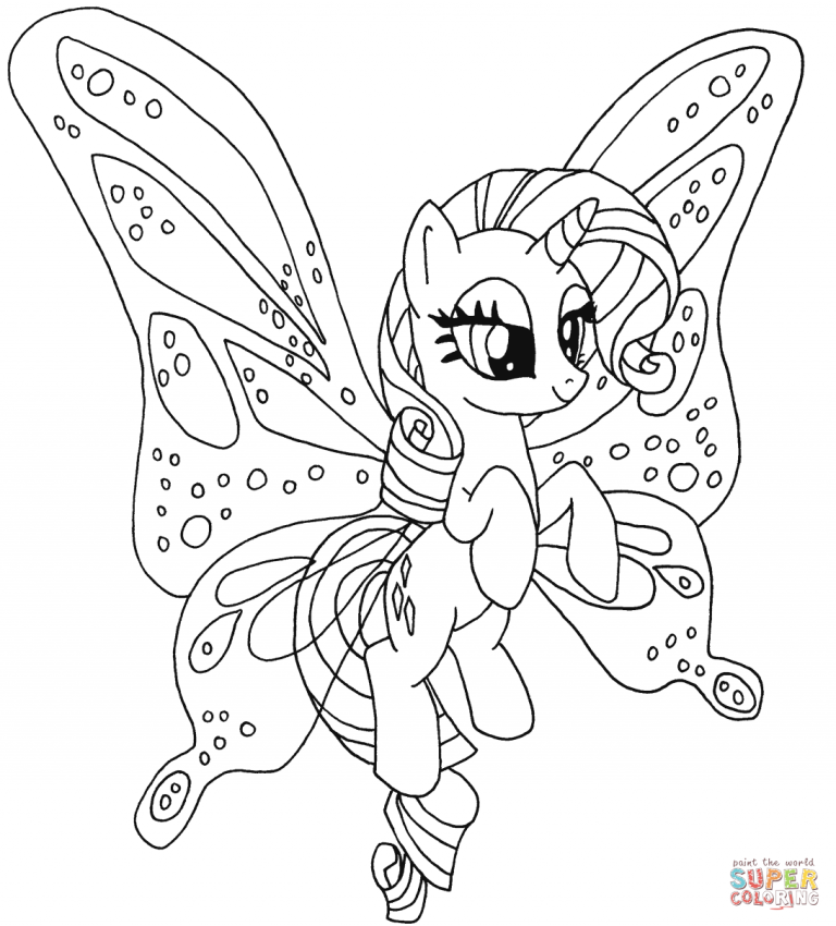 40 Free Printable My Little Pony Coloring Pages