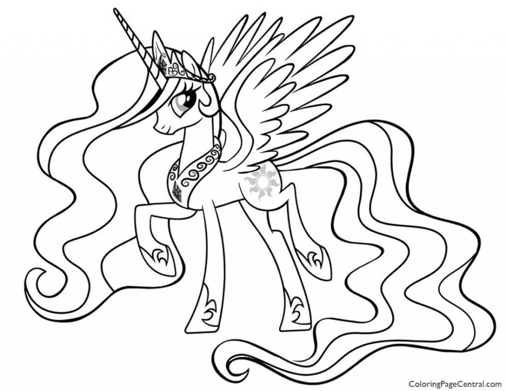 Princess celestia My Little Pony coloring pages