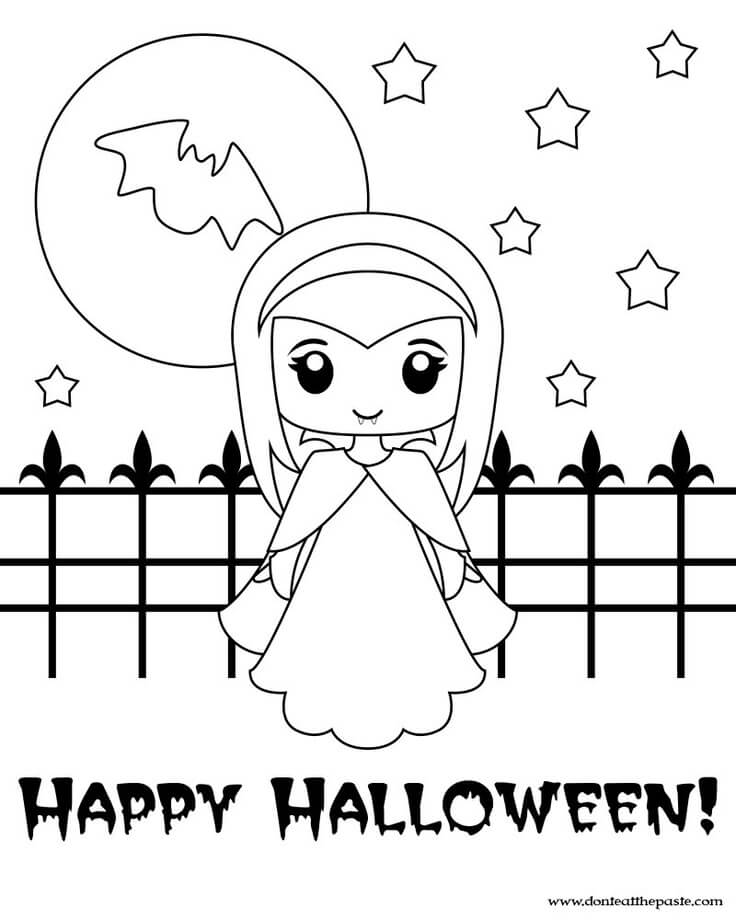 Download 40 Free Printable Halloween Coloring Pages For Kids